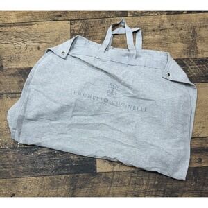 Brand New Brunello Cucinelli Garment (Suit)  Bag Gray